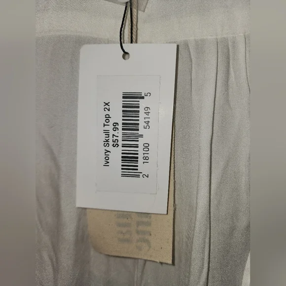 Savanna Jane White Boho Embroidered Blouse - Picture 4 of 8